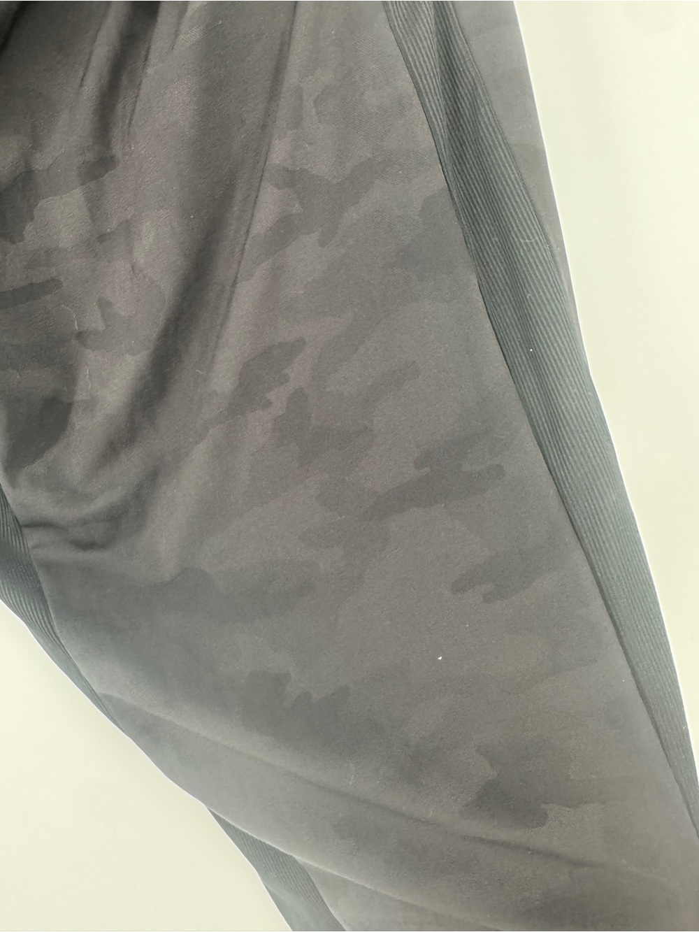 Athleta Black Camo Print Relaxed Track Joggers 0116 - Picture 2 of 6